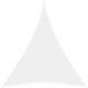 VIDAXL Senčno jadro oksford blago trikotno 5x7x7 m belo