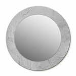 tulup.si Tiskano okroglo ogledalo Siv cement fi 50 cm