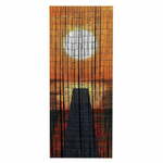Oranžna bambusova zavesa za vrata 200x90 cm Sunset - Maximex
