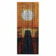 Oranžna bambusova zavesa za vrata 200x90 cm Sunset - Maximex