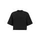 Bombažna kratka majica AllSaints LOTTIE TEE ženska, črna barva, W132JA - črna. Kratka majica iz kolekcije AllSaints. Model izdelan iz bombažne pletenine.