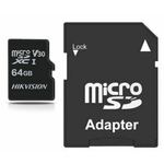HIKSEMI MicroSDXC 64GB, C10, UHS-I, (R:92MB/s, W:30MB/s) adapter