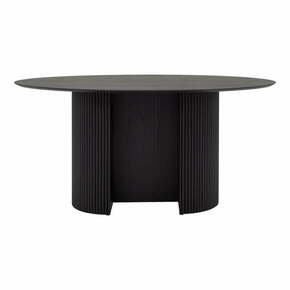 Jedilna miza iz jesenovega dekorja 160x110 cm Rod - Tenzo