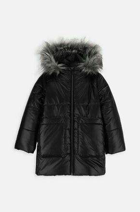 Otroška jakna Coccodrillo črna barva - črna. Otroški jakna iz kolekcije Coccodrillo. Podložen model