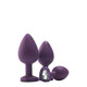 Komplet za analno urjenje Flirts - komplet analnih dildov (3 kosi) - vijolična
