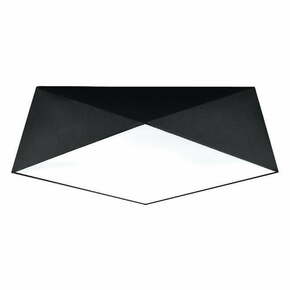 Črna stropna svetilka 45x45 cm Koma – Nice Lamps