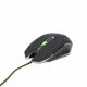 Gembird MUSG-001-G gaming miška, žičen, 2400 dpi, zeleni/črni