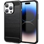 Ovitek Carbon Shield TPU za Xiaomi 15 Pro - Črna KP39813