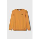 Otroški pulover Fila BLAIBACH oranžna barva - oranžna. Otroški pulover iz kolekcije Fila, izdelan iz pletenine s potiskom. Model iz izjemno udobne tkanine z visoko vsebnostjo bombaža.
