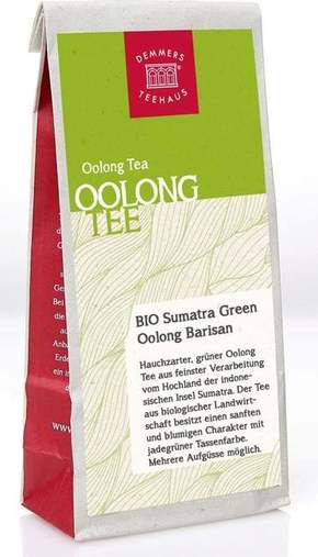 Demmers Teehaus Čaj Oolong "Bio Sumatra Green Oolong" - 100 g