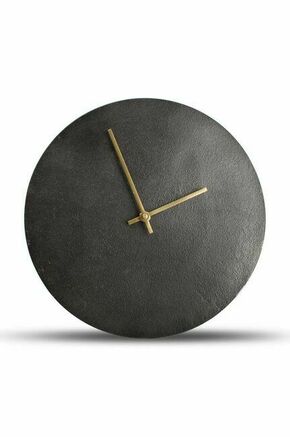 Namizna ura S|P Collection Zone - črna. Namizna ura iz kolekcije S|P Collection. Model izdelan iz kovine.