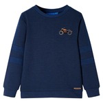 vidaXL Otroški pulover mornarsko modra melange 116