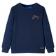 vidaXL Otroški pulover mornarsko modra melange 116