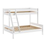 Bela pograd otroška postelja z letvenim dnom 140x200/90x200 cm Primo – Vipack