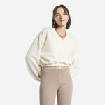 Bombažen pulover Reebok Classic Natural Dye ženski, bež barva - bež. Pulover iz kolekcije Reebok Classic. Model izdelan iz bombažne pletenine.