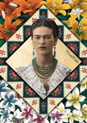 WEBHIDDENBRAND EDUCA Puzzle Frida Kahlo 500 kosov