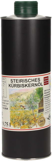 Rudolf Lugitsch Avstrijskoštajersko bučno olje v pločevinki - 750 ml