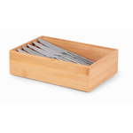Škatla za shranjevanje iz bambusa Compactor, 22,5 x 15 x 6,35 cm