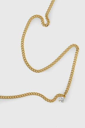 Ogrlica LUV AJ - zlata. Ogrlica iz kolekcije LUV AJ. Eleganten model z dekoracijo izdelan iz kovine.