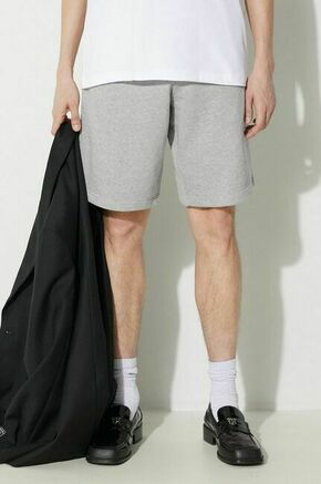 Bombažne kratke hlače adidas Originals Essential siva barva