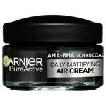 Garnier Pure Active AHA + BHA Charcoal Daily Mattifying Air Cream mat dnevna krema za obraz 50 ml unisex