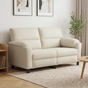VidaXL Kavč Krem 174 x 85 x 93 cm Žamet
