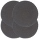 vidaXL Pogrinjki 4 kosi temno sivi 38 cm okrogli iz bombaža