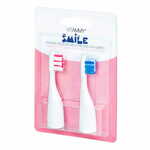 Vitammy SMILE rezervni ročaji za otroške zobne ščetke Smile, 2pcs, roza / modra
