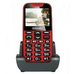 Mobilni telefon za starejše Evolveo Easyphone XD, rdeč