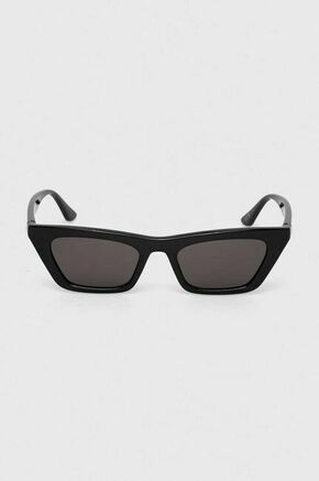 Sončna očala Volcom črna barva - črna. Sončna očala iz kolekcije Volcom. Model z enobarvnimi stekli in okvirjem iz plastike.