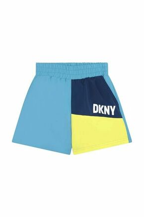 Otroške kopalne kratke hlače Dkny - modra. Otroški kopalne kratke hlače iz kolekcije Dkny. Model izdelan iz vzorčastega materiala.
