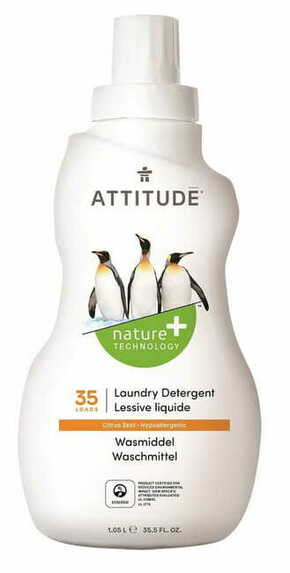 Attitude Pralni gel z vonjem limonine lupine 1050 ml (35 pralnih odmerkov)
