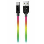WEBHIDDENBRAND Colorway podatkovni kabel Usb/ Usb-C/ 1m/ 2,4A/ Multicolor