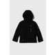 Otroška smučarska jakna Quiksilver MISSION SOLID SNJT črna barva - črna. Otroška smučarska jakna iz kolekcije Quiksilver. Podložen model, izdelan iz materiala, ki ščiti pred mrazom, vetrom in snegom.
