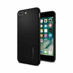 Spigen silikonski ovitek Liquid Air za iPhone 7/8 Plus, črna