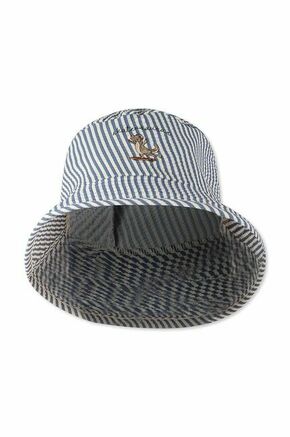Otroški klobuk Konges Sløjd - modra. Otroške klobuk iz kolekcije Konges Sløjd. Model z ozkim robom