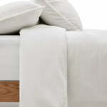 Kremno bela enojna/podaljšana posteljnina iz bombažnega perkala 150x220 cm Sifinia – Kave Home