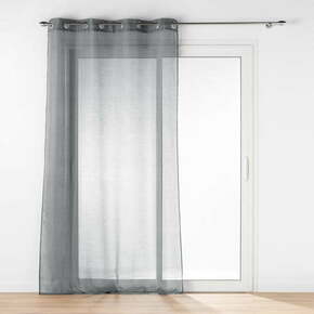 Siva prosojna zavesa 140x240 cm Lissea – douceur d'intérieur