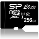 Silicon Power Elite Micro SDXC spominska kartica, 256 GB, Class 10, UHS-1 + Adapter