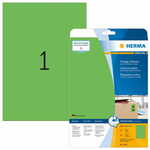 Herma Superprint 4424 etikete, A4, 210 x 297 mm, zelene