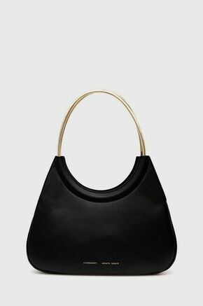 Torbica Liviana Conti črna barva - črna. Srednje velika torbica iz kolekcije Liviana Conti. Model na zapenjanje