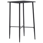 Barska miza črna 60x60x111 cm mediapan