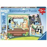 komplet 3 puzzle sestavljank bluey ravensburger 05685 147 kosi