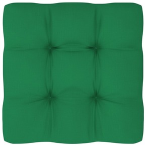 VidaXL Blazina za kavč iz palet zelena 80x80x12 cm