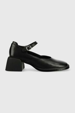 Usnjeni salonarji Vagabond Shoemakers Ansie črna barva - črna. Salonarji iz kolekcije Vagabond Shoemakers. Model izdelan iz naravnega usnja.
