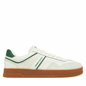 Tommy Jeans Nizke superge 'THE GREENWICH' slonovina / zelena 22621119