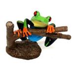 Figura žaba Rdečeoka drevesna žaba 8 cm