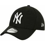 Kapa New Era črna barva - črna. Kapa s šiltom vrste baseball iz kolekcije New Era. Model izdelan iz tkanine z nalepko.