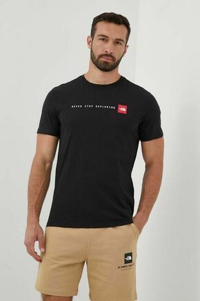 Bombažna kratka majica The North Face črna barva - črna. Kratka majica iz kolekcije The North Face