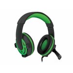 Defender Warhead G-300 gaming slušalke, zelena/črna, 115dB/mW, mikrofon